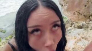 Auhneesh Nicole Outdoor Pov Blowjob Onlyfans Video Leaked